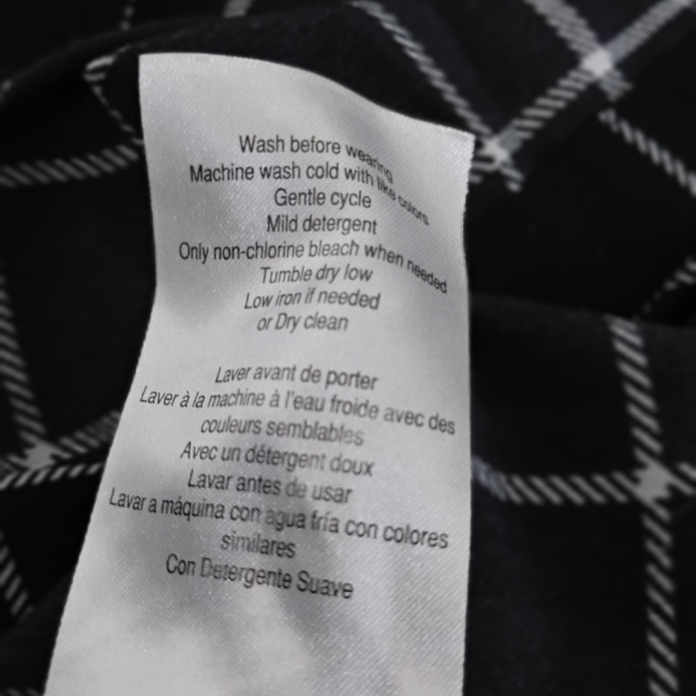 Motherhood Maternity Black and White Cap Sleeve Blouse Size S - Picture 7 of 7
